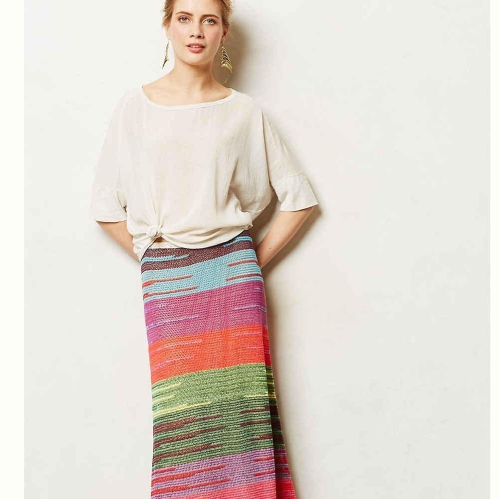 Anthropologie Cecelia prado maxi skirt p/s NWT 🌟